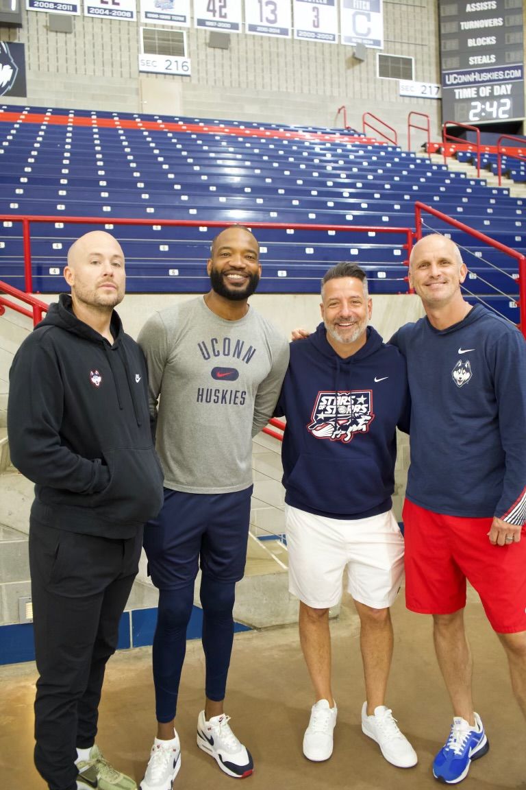 Marc with the team back in Storrs